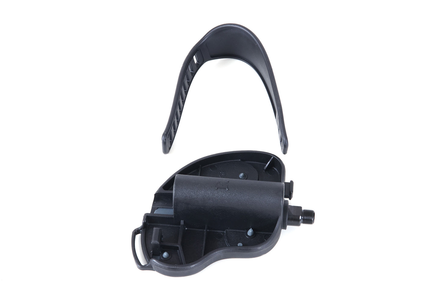 Sunlite Exerciser Flat Pedal with Strap 9/16" studio image with strap separated