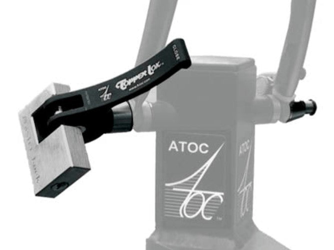 Atoc Topper Lok w/Padlock 9mm Quick Release Studio Image