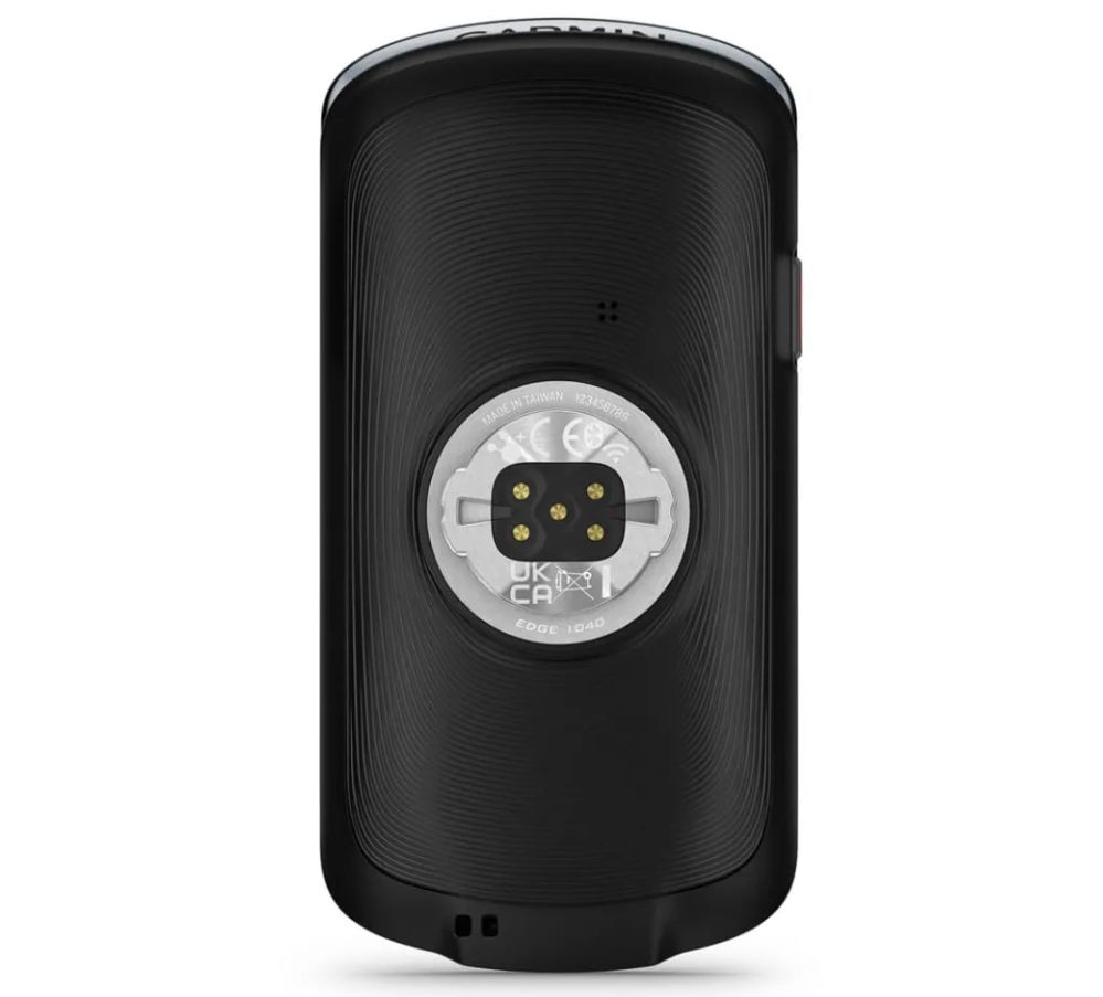 Garmin Edge 1040 Solar GPS Bike Computer Back View