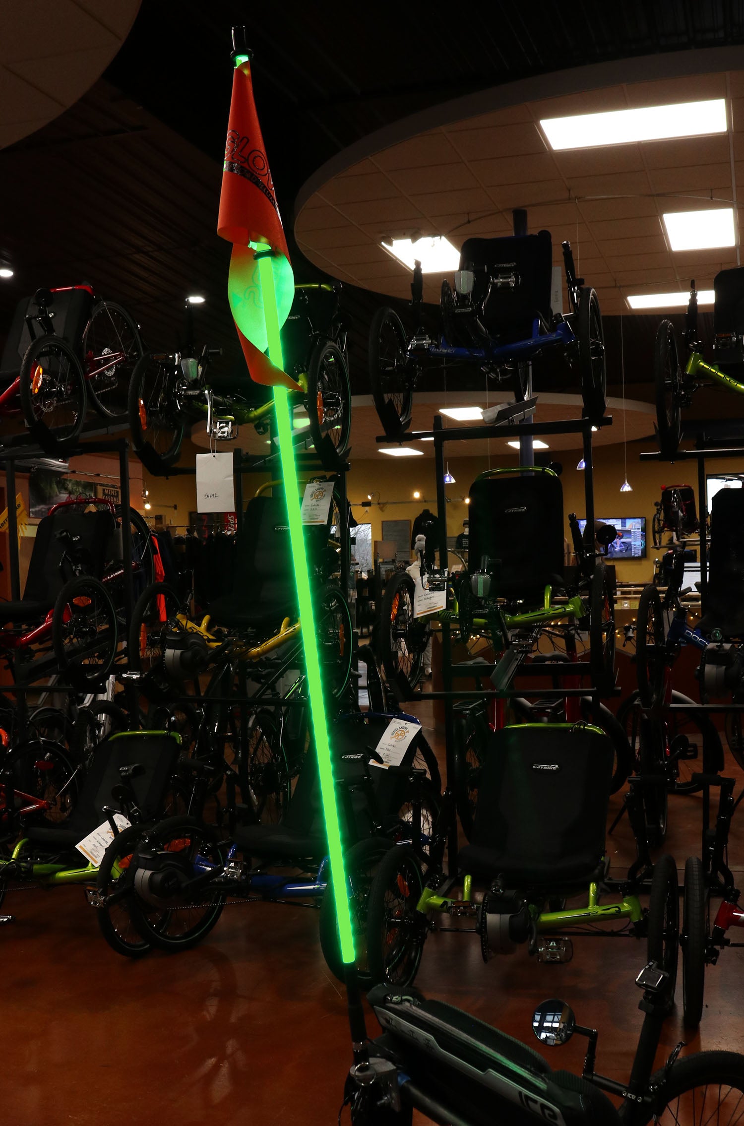 Glowwhips 4ft Bicycle Light Kit Glowwhips 4ft Bicycle Light Kit