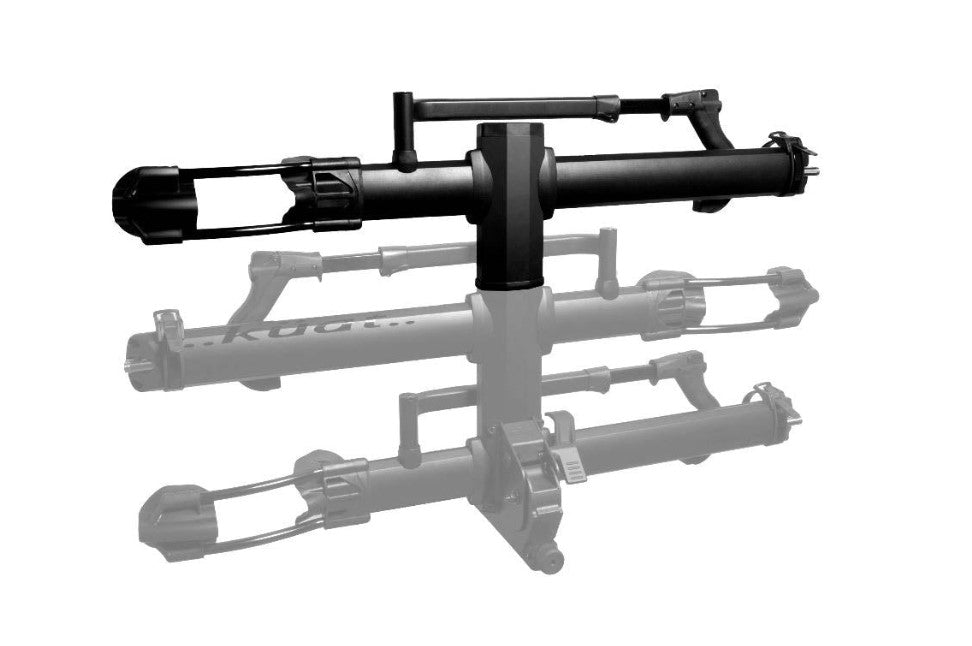 Kuat NV 2.0 Matte Black 1 Bike Add-On Hitch Rack Studio Image on Rack