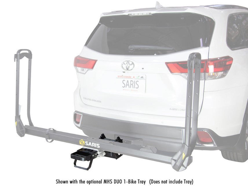 Saris MHS 1-Bike Universal Base 1-1/4" and 2" Hitch On Vehicle Studio Image