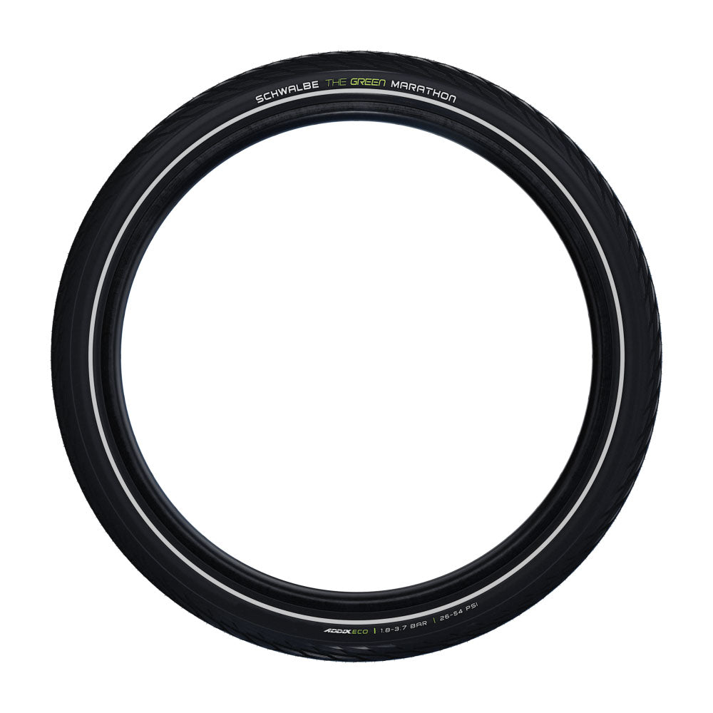 Schwalbe Green Marathon Tire 26 x 1.50, studio side view