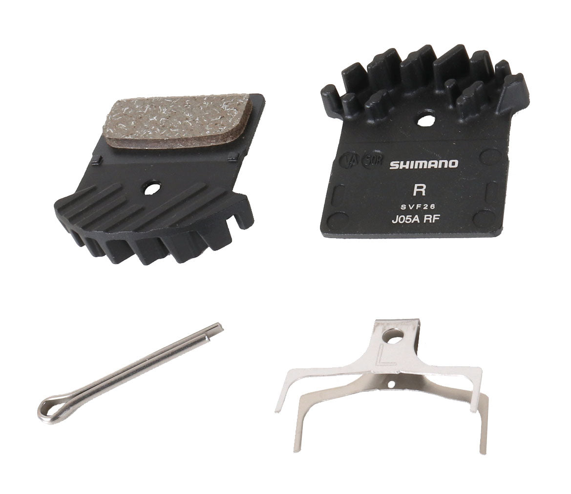 Shimano J05A-RF Disc Brake Pad Resin w/Fins main view