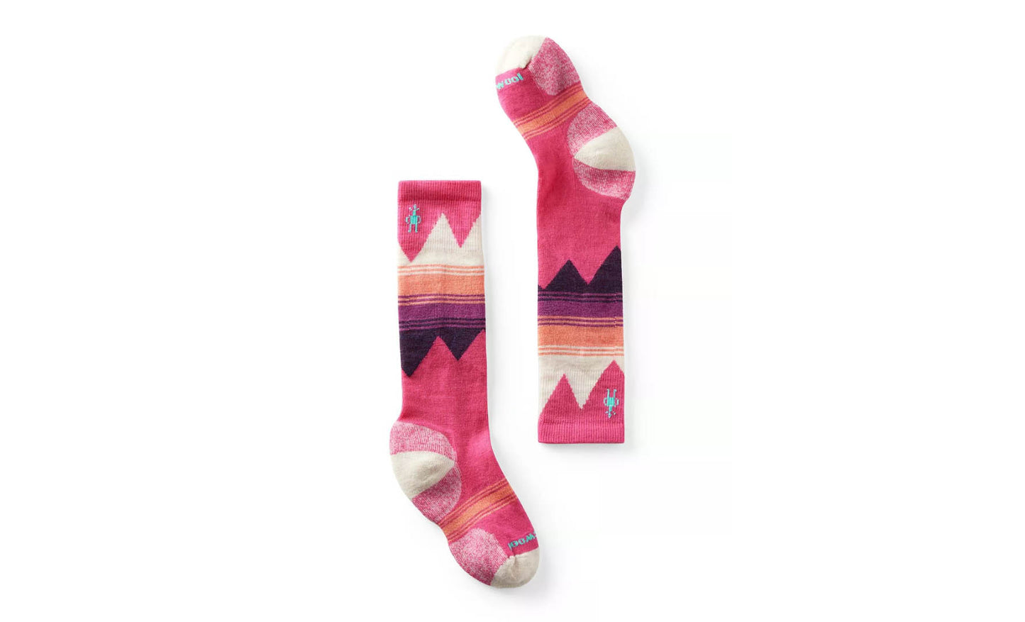 Smartwool Kids Ski Light Cushion OTC Socks Power Pink