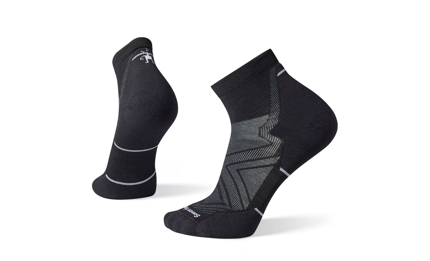 Smartwool Run Targeted Cushion Ankle Socks Black
