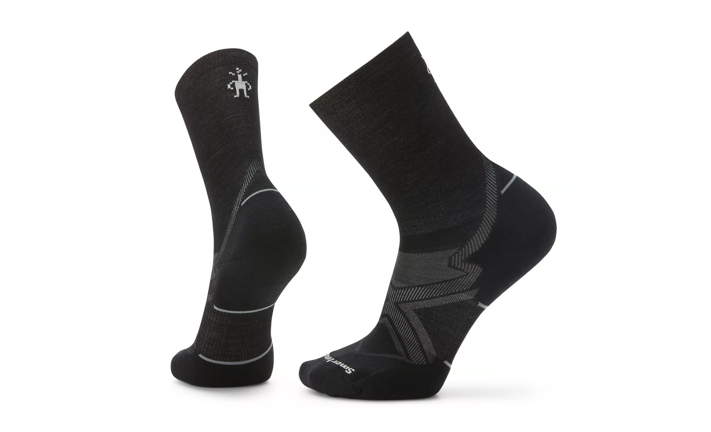 Smartwool Run Cold Weather Targeted Cushion Merino Wool Socks Black