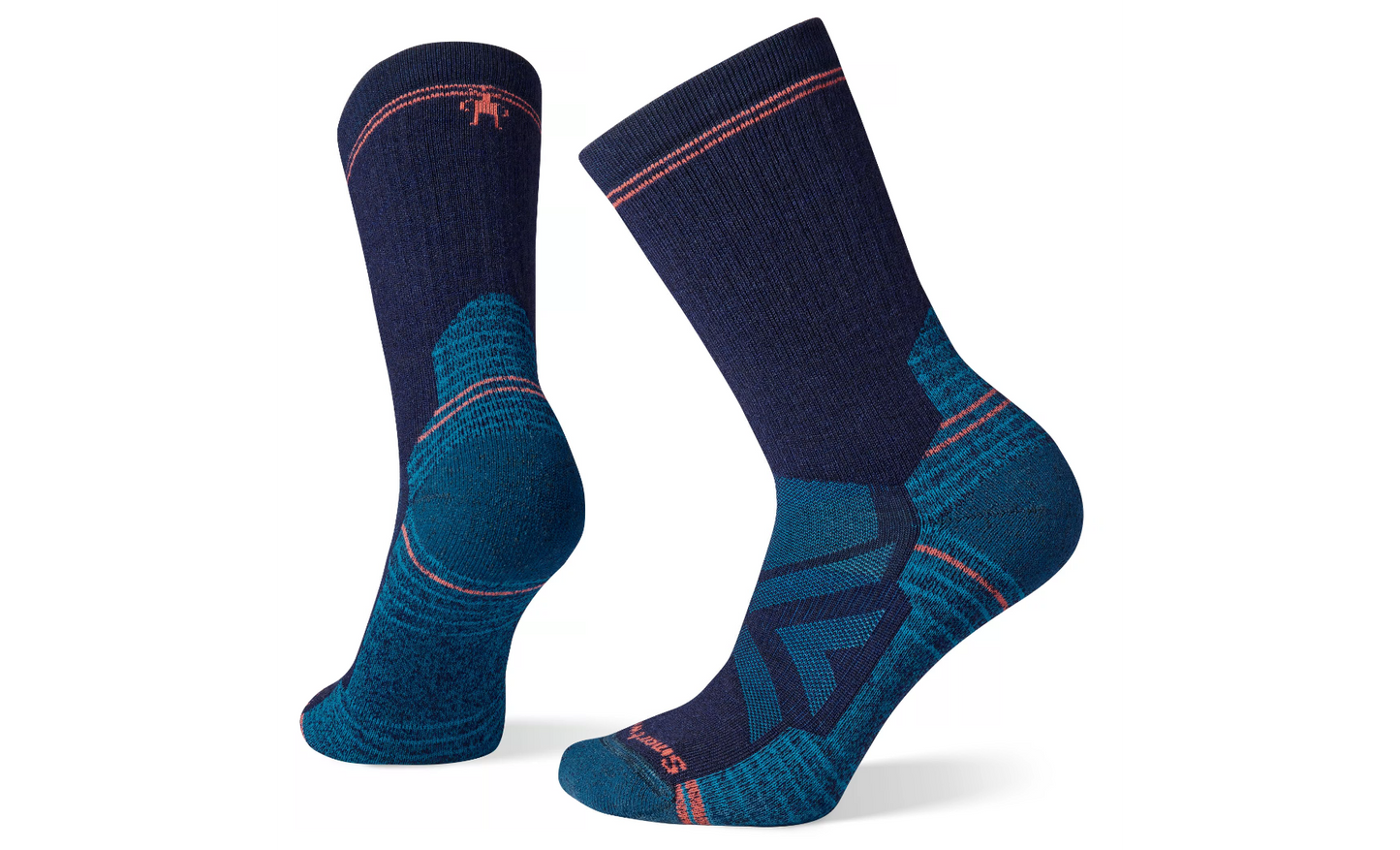 Smartwool Womens Hike Full Cushion Crew Merino Wool Sock Deep Navy