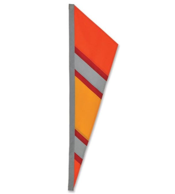 SoundWinds Reflective Fanion Recumbent Bike Flag Orange Studio Image