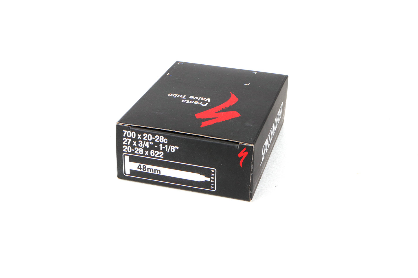 Specialized 48mm Valve Stem Presta Tube 700c x 28-38mm (622mm) Studio Image