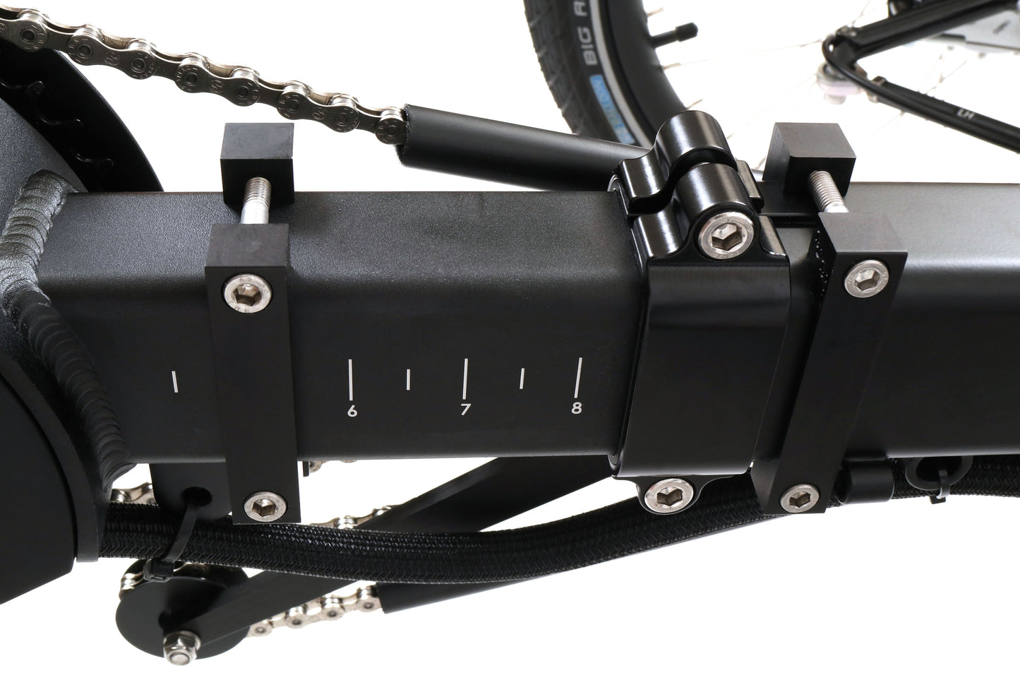 TerraCycle T-Cycle automatic Chain Tensioner for Rectangular Tubing Greenspeed Magnum Recumbent Trike