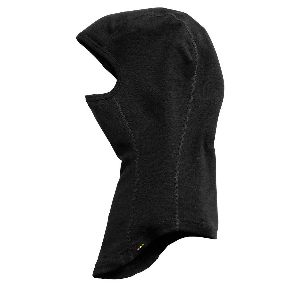 Smartwool Thermal Balaclava in Black, studio front quarter view