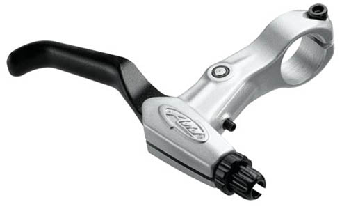 Avid FR-5 Brake Levers Black/Silver where you can see the silver on black brake lever.