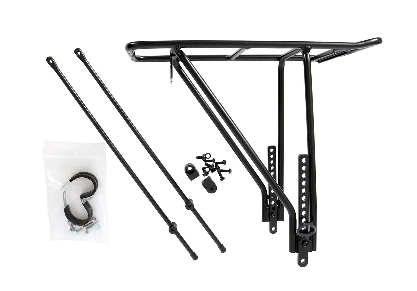 Catrike Universal Rack with Hardware for Recumbent Trikes shown with hardware