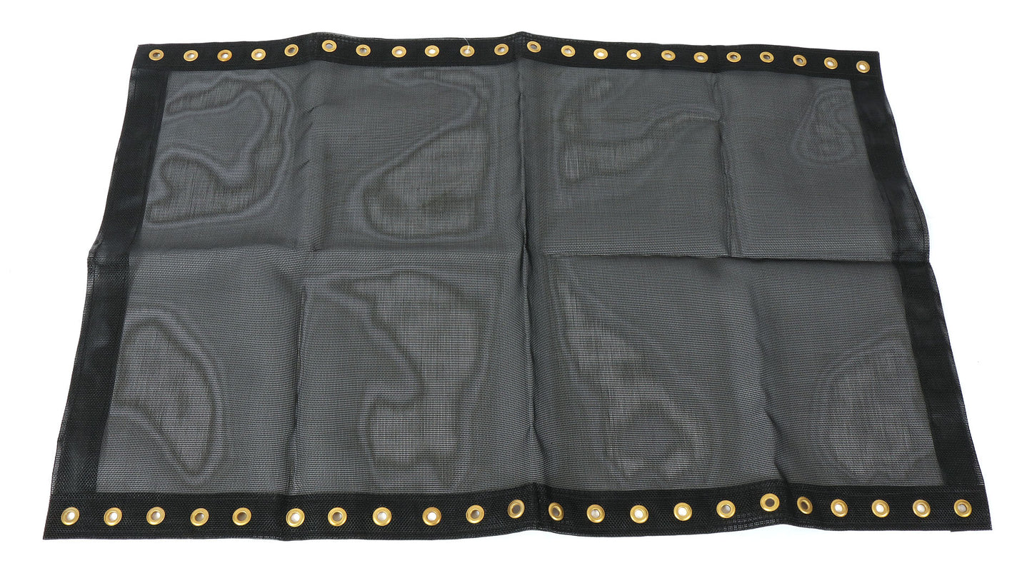 Greenspeed Magnum XL 22 Hole Seat Fabric showing the bottom on a white background