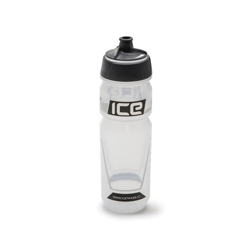 ICE Water Bottle Clear/Black 750ml studio image