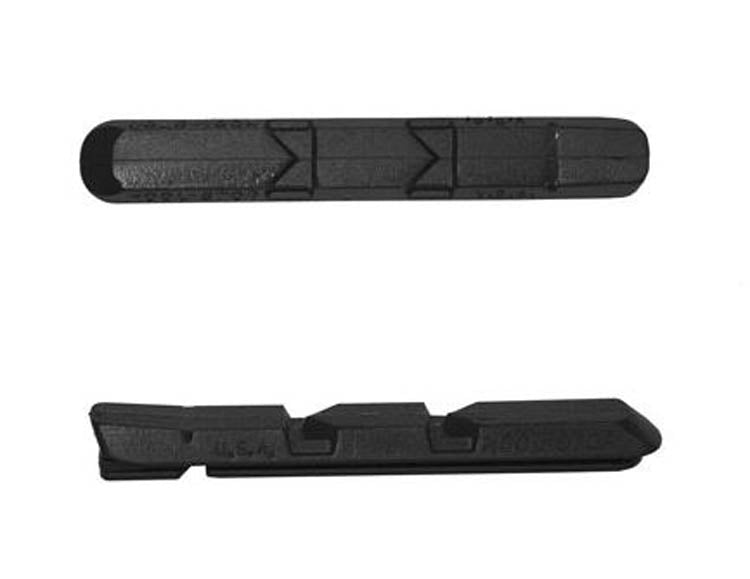 Kool Stop V-Brake Replacement Pads showing the front and side view of the replacement pads