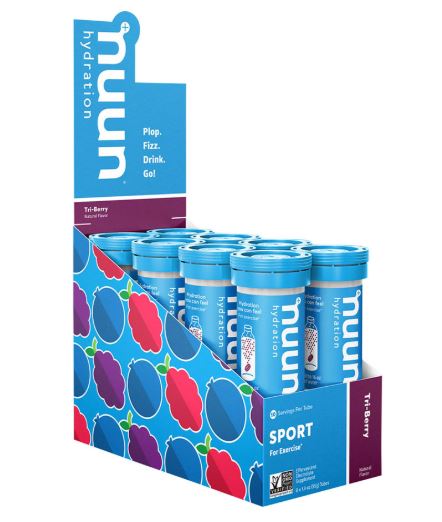 Nuun Sport Hydration Tablets Box of 8 Tubes Citrus Fruit