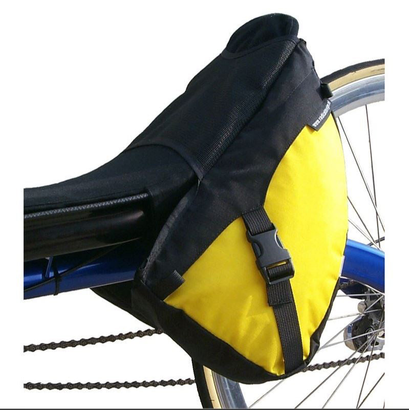 Radical Design Solo Racer Seat Bag Narrow studio image on a recumbent seat