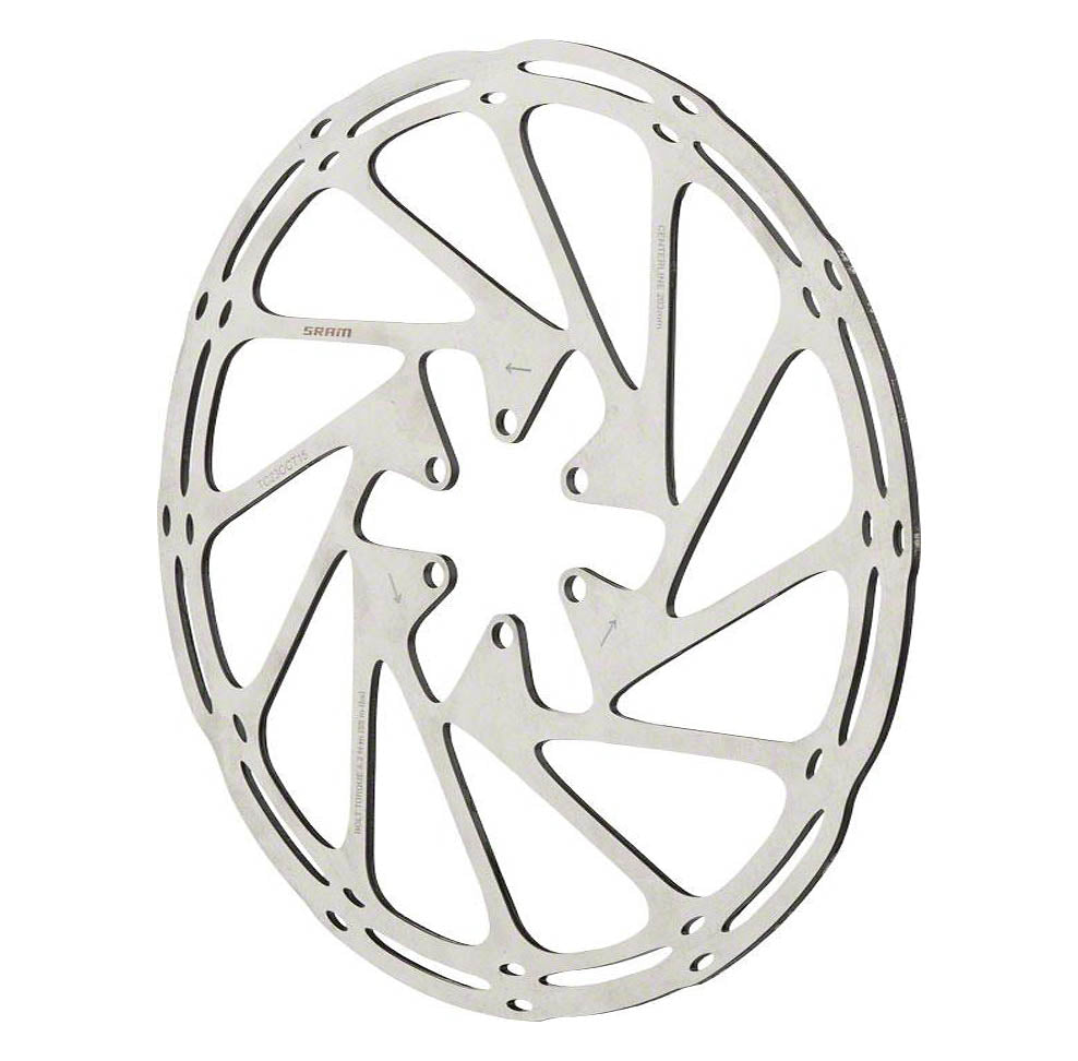 SRAM CenterLine 6 Bolt Silver Disc Brake Rotor 160mm