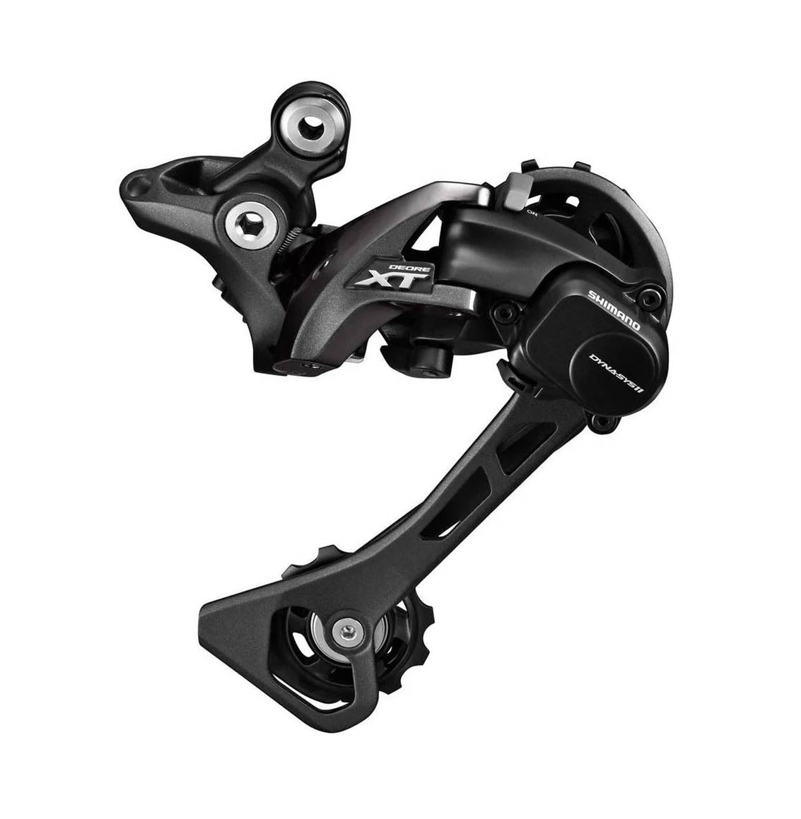Shimano M8000 Deore XT SGS 11 Speed Rear Derailleur side view showing the derailleur