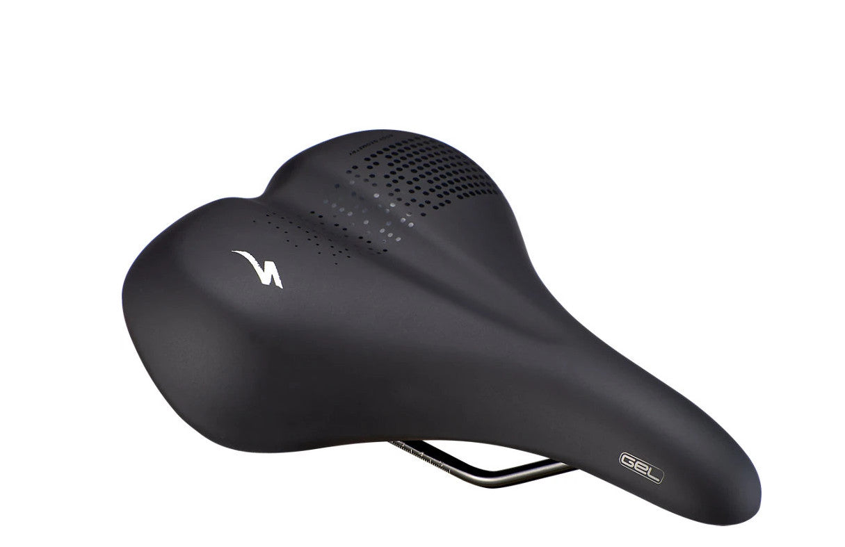 Specialized BG Comfort Gel Saddle Black on a white background
