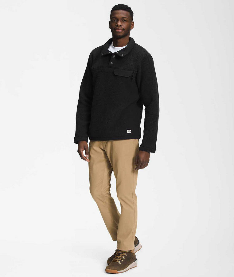 The North Face Mens Cragmont 1/4 Snap Pullover TNF Black