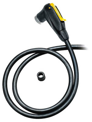 Topeak SmartHead Presta/Schrader Valve Upgrade with 38" Hose: Retrofits Most Pumps