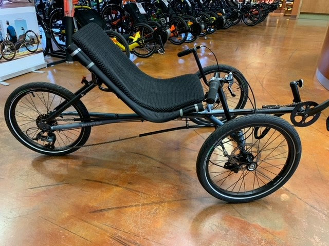 Ventisit TerraTrike Classic Seat Pad (1234) fitted to a terratrike at the Hostel Shoppe