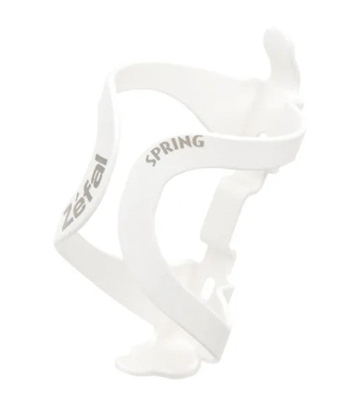Zefal Spring White Resin Bottle Cage studio image