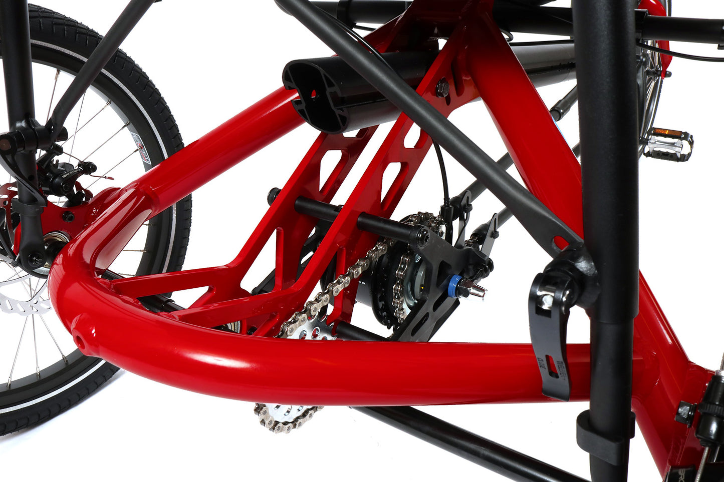 Hase Trigo Nexus USS Red Recumbent Trike