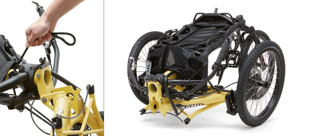 Hase Kettwiesel Cross Yellow Recumbent Trike