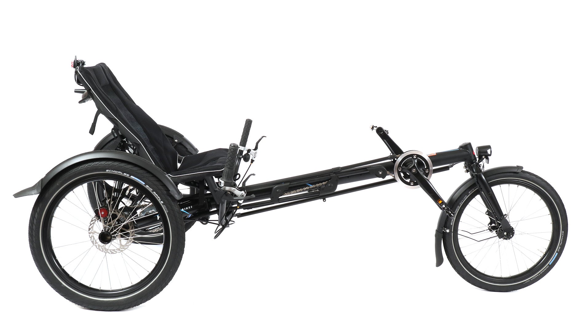 fitnessbike allround Hase Kettwiesel Allround Nexus Matte Black Recumbent Trike
