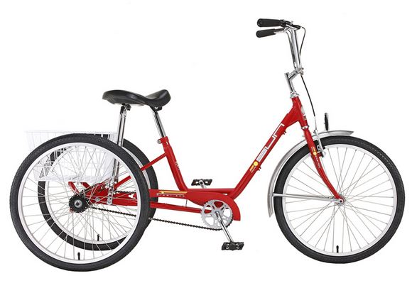 Sun Bicycles Miami Sun 24 Inch Wheels Three Speed Traditional Trike – Hostel Shoppe Sun Bicycles Miami Sun 24 Inch Wheels Three Speed Traditional Trike – Hostel Shoppe