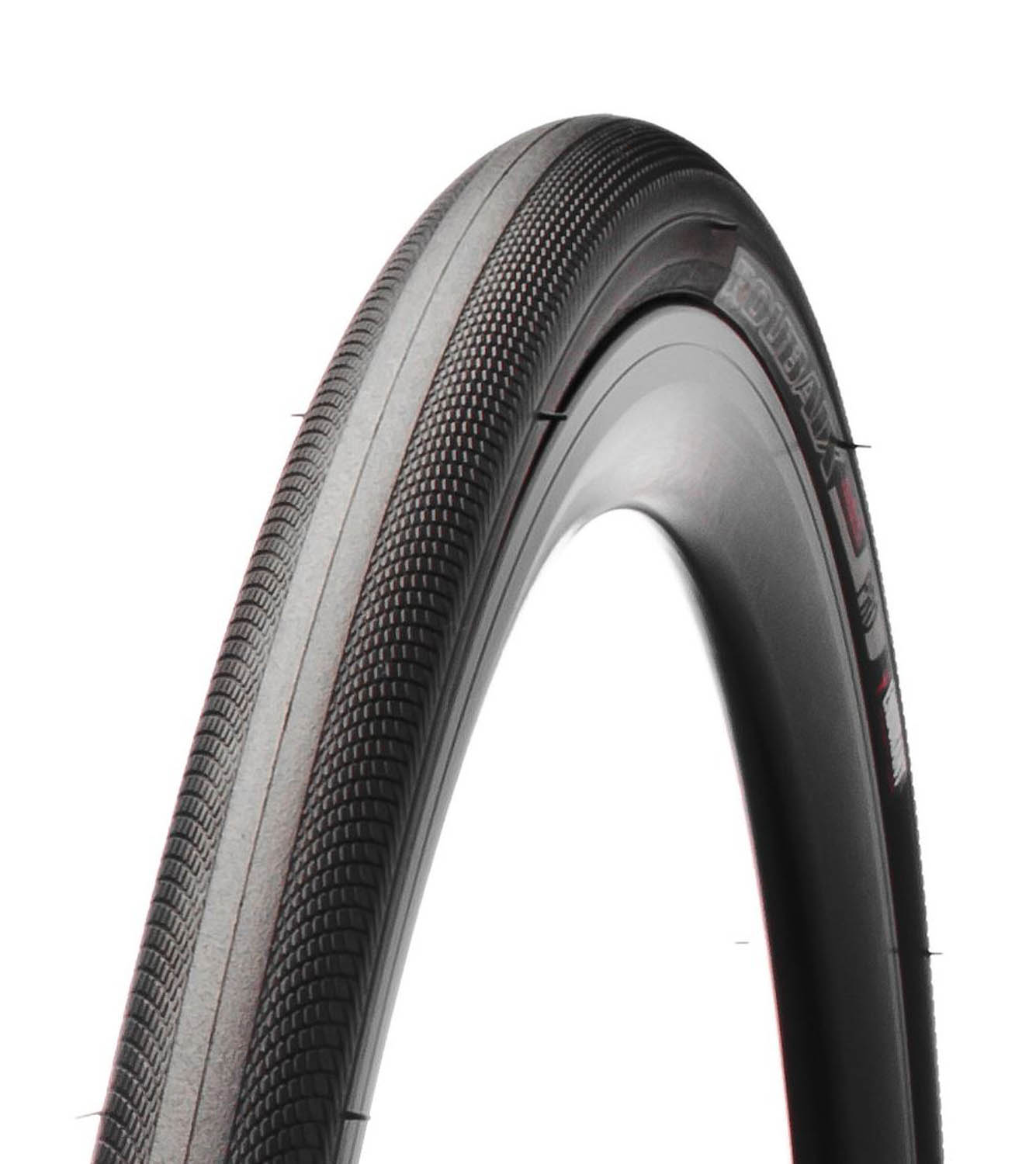 A black road bicycle tire with a textured tread pattern, labeled with 'Roubaix Pro' and 'GRIPTON' on the sidewall.