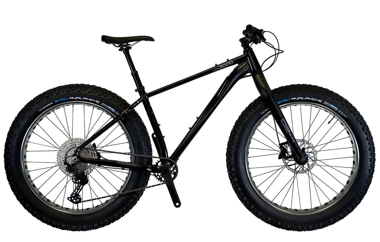 KHS 4 Season 3000 Fat Bike with Carbon Fork Black