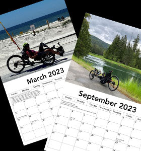2023 Recumbent Calendar images