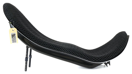 Azub Composite Hardshell Seat w/Ventisit Pad & Mounting Hardware for recumbent bike studio image side view