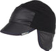 45NRTH 2024 Flammekaster Insulated Black Hat, studio front quarter view