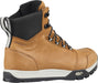 45NRTH Oland Tan Cycling Boot, studio rear quarter view