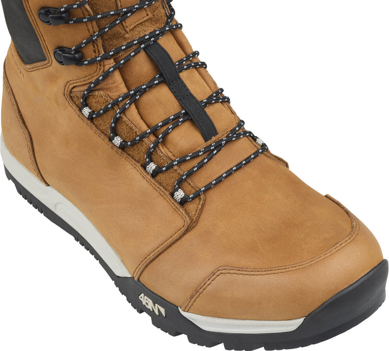 45NRTH Oland Tan Cycling Boot, studio above view