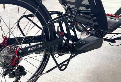 Azub Middle Rack for Tricon & Ti-Fly 26" Recumbent Trikes  shown on trike