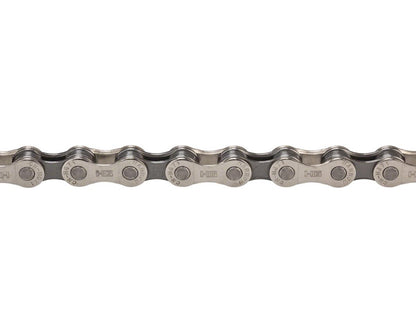 Shimano CN-HG71 E-Bike Chain Silver 6-8 Speed 116 Links Studio Image close up