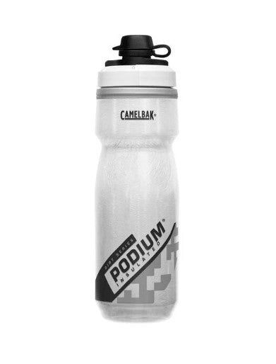 CamelBak Podium Dirt Series Chill Insulated Water Bottle 21oz black on white studio image