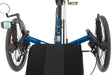 Catrike Dumont Bosch eCat Recumbent Trike Blast Off Blue, studio cockpit view