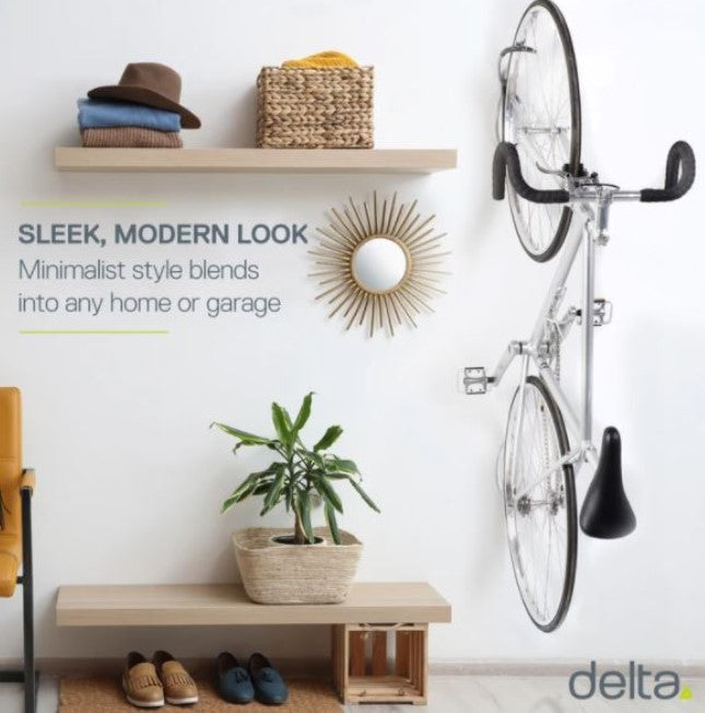Delta Fat Leonardo Bike Storage Hook On wall with Bike