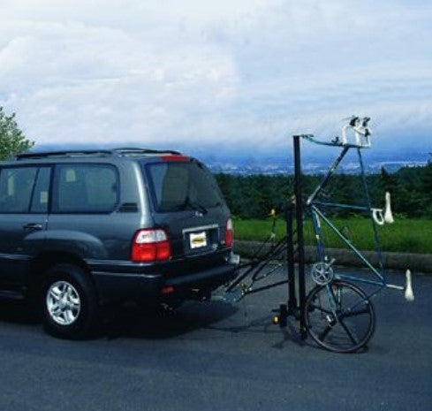 Draftmaster Auto Rack HR-2 + 1S76 WD - 2" Hitch On back of Small SUV