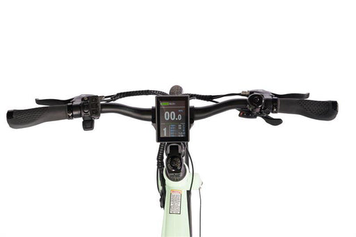 NIK Platinum E-Bike Step-Thru electric assist bike bicycle path pavement motorized Sea Mist
