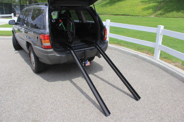2 Ramp System Easy Load Ramp System 5 Foot Folding Two Ramps – Hostel Shoppe