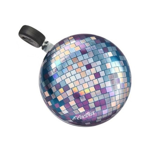 Electra Small Ding-Dong Bike Bell with Mirrored Disco Ball Look